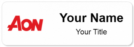 Custom name badges for Aon