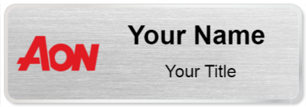Custom name badges for Aon