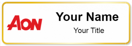 Custom name badges for Aon