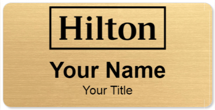 Custom name badges for Hilton Worldwide