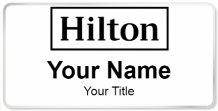 Custom name badges for Hilton Worldwide