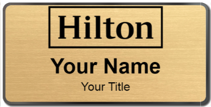 Custom name badges for Hilton Worldwide