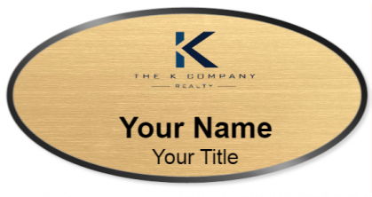 Custom name badges for K Company Realty