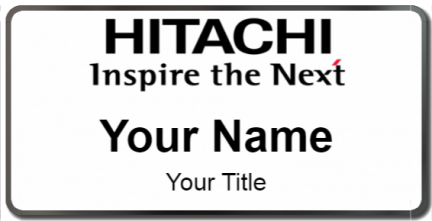 Custom name badges for Hitachi Vantara