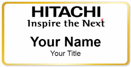 Custom name badges for Hitachi Vantara