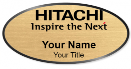 Custom name badges for Hitachi Vantara