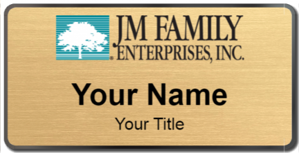 Custom name badges for JM Family Enterprises