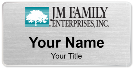 Custom name badges for JM Family Enterprises