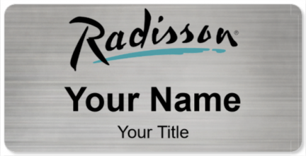 Custom name badges for Radisson