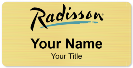 Custom name badges for Radisson