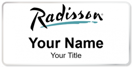 Custom name badges for Radisson