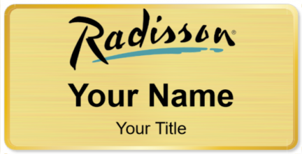 Custom name badges for Radisson