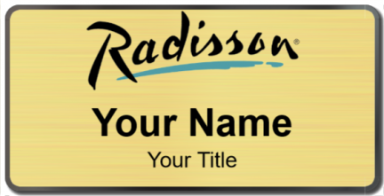 Custom name badges for Radisson
