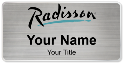 Custom name badges for Radisson