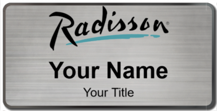 Custom name badges for Radisson