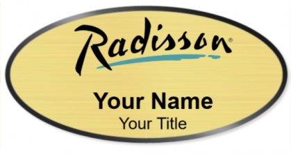 Custom name badges for Radisson