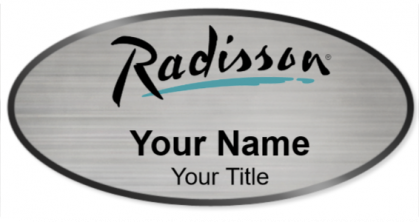 Custom name badges for Radisson