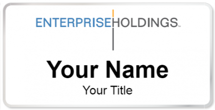 Custom name badges for Enterprise Holdings