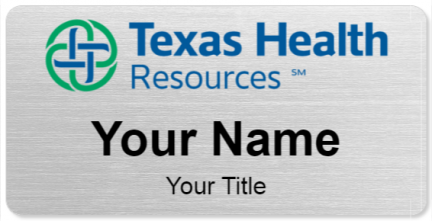 Custom name badges for Texas Health Resources