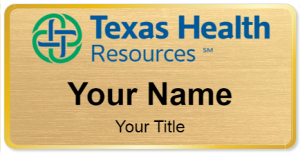 Custom name badges for Texas Health Resources