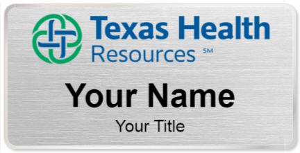 Custom name badges for Texas Health Resources