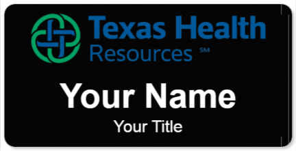 Custom name badges for Texas Health Resources