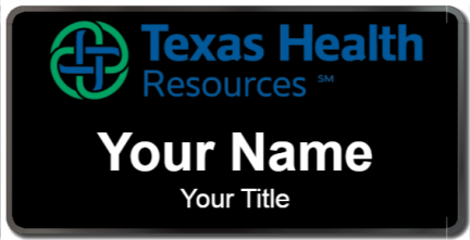 Custom name badges for Texas Health Resources