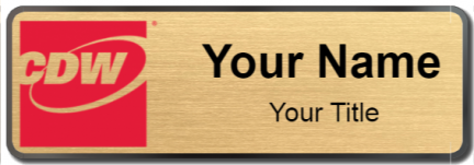 Custom name badges for CDW