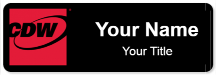 Custom name badges for CDW