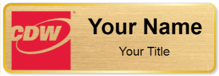 Custom name badges for CDW