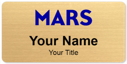 Custom name badges for Mars Inc