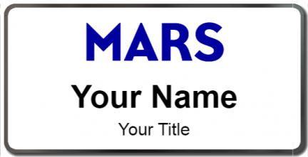 Custom name badges for Mars Inc