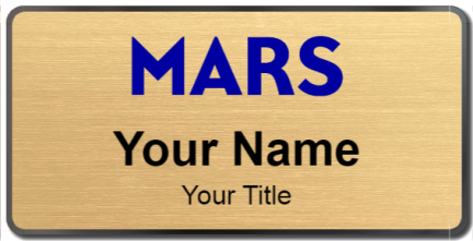 Custom name badges for Mars Inc