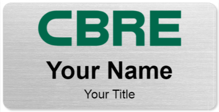 Custom name badges for CBRE Group Inc