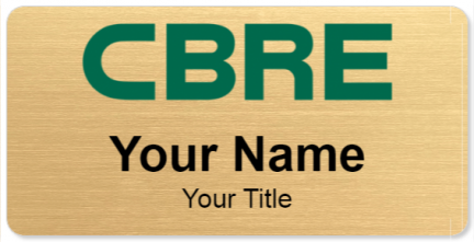 Custom name badges for CBRE Group Inc