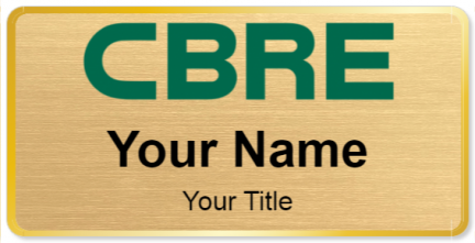 Custom name badges for CBRE Group Inc