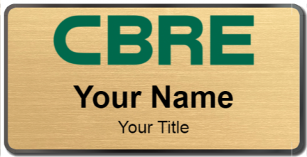 Custom name badges for CBRE Group Inc