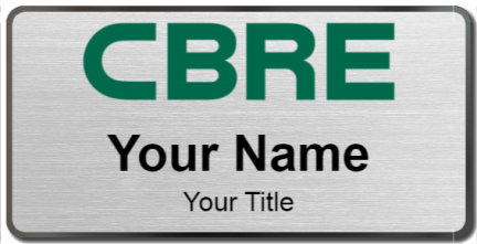 Custom name badges for CBRE Group Inc