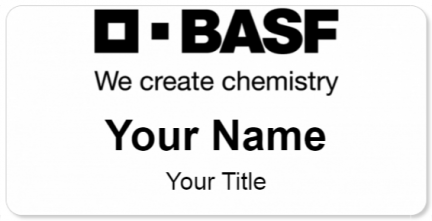 Custom name badges for BASF