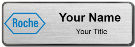 Custom name badges for Roche Diagnostics