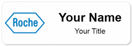 Custom name badges for Roche Diagnostics