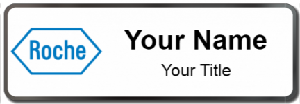 Custom name badges for Roche Diagnostics