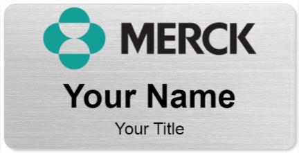 Custom name badges for Merck & Co