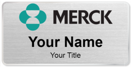 Custom name badges for Merck & Co