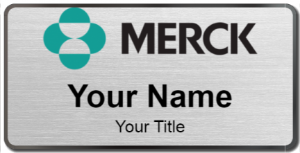 Custom name badges for Merck & Co