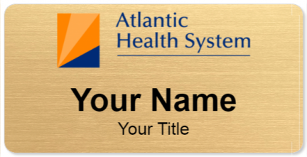 Custom name badges for Atlantic Health System