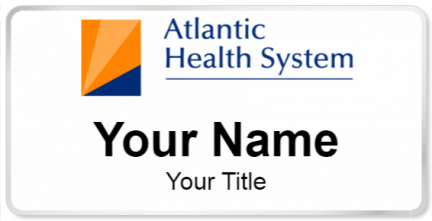 Custom name badges for Atlantic Health System