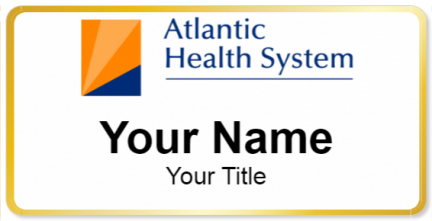 Custom name badges for Atlantic Health System