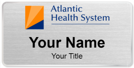 Custom name badges for Atlantic Health System