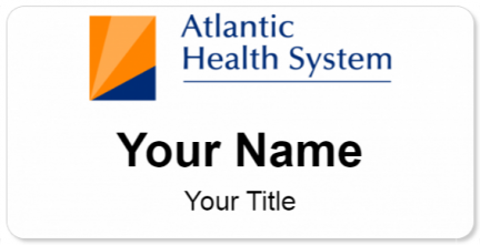 Custom name badges for Atlantic Health System